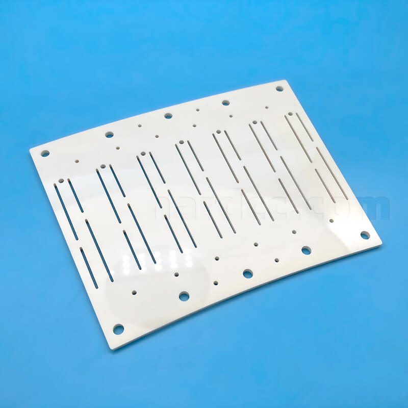 Photovoltaic ceramic perforated substrate