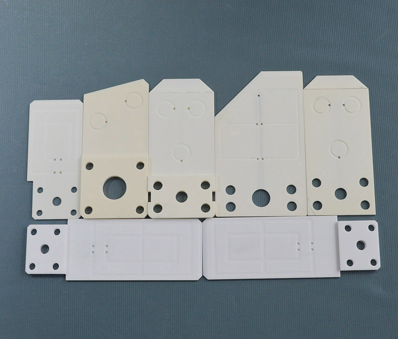 Photovoltaic ceramic perforated substrate