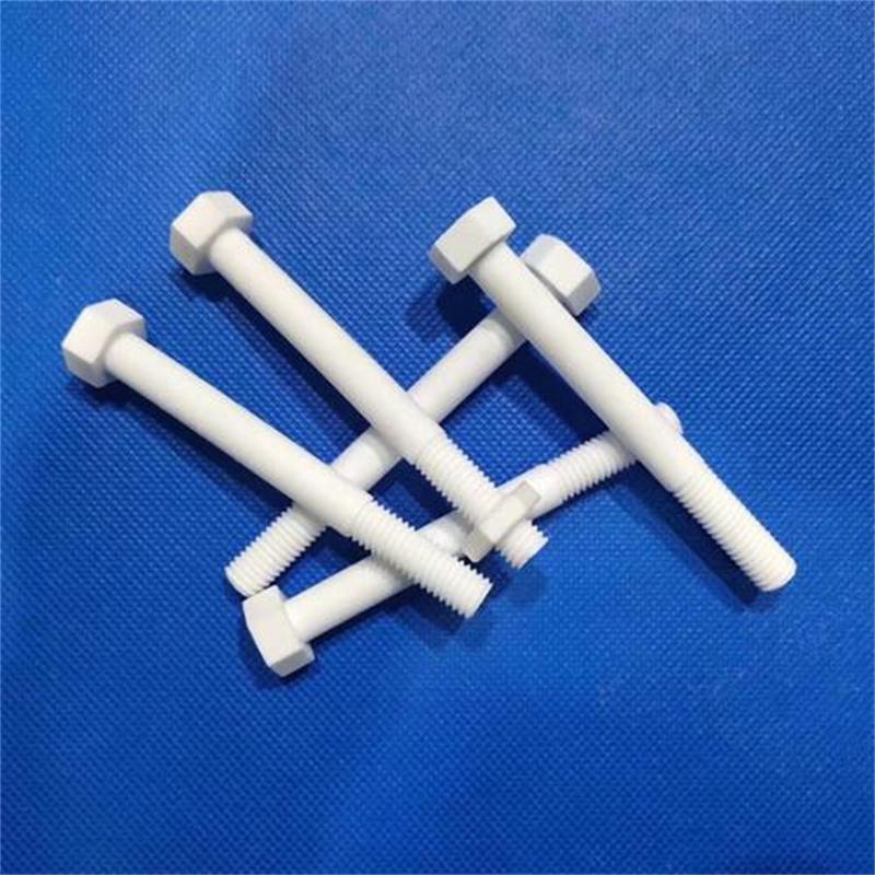 Short white zirconia rod