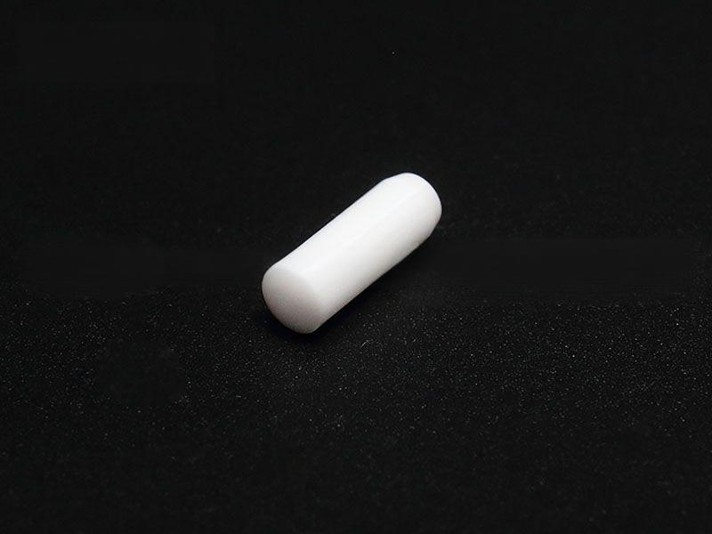 Short white zirconia rod