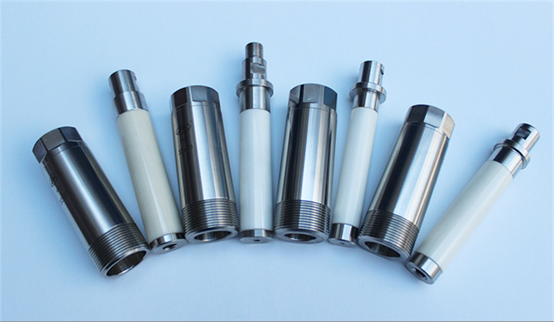 Stainless steel zirconia ceramic plunger